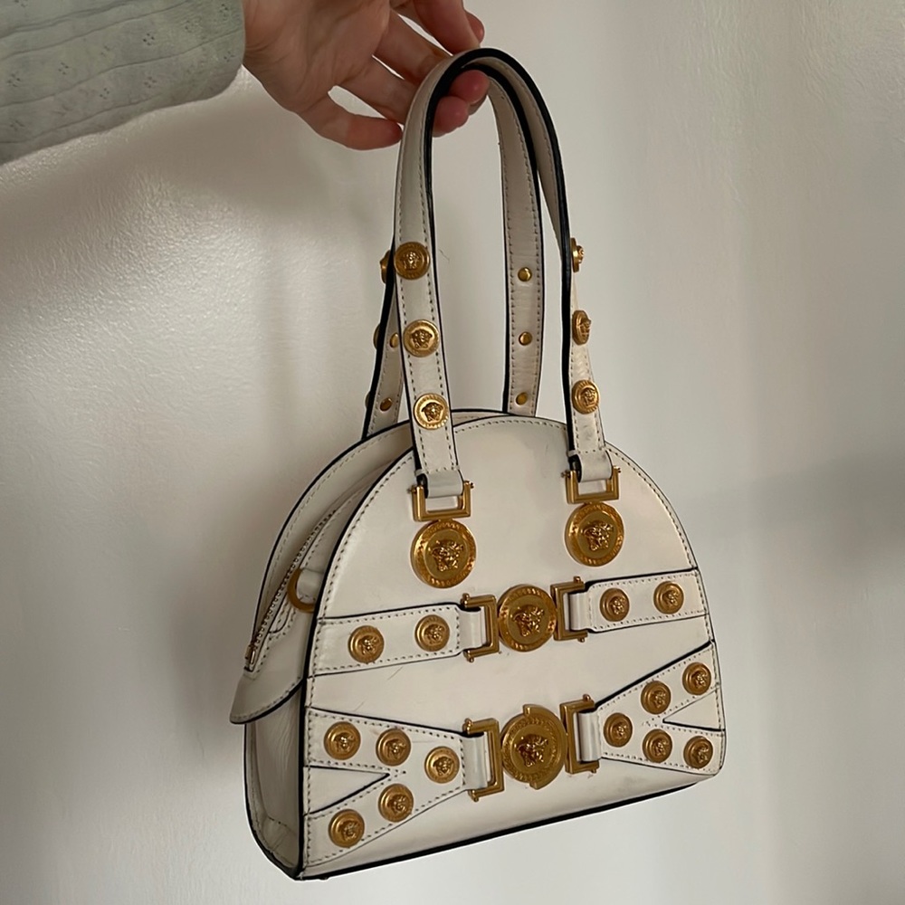 Versace white bag